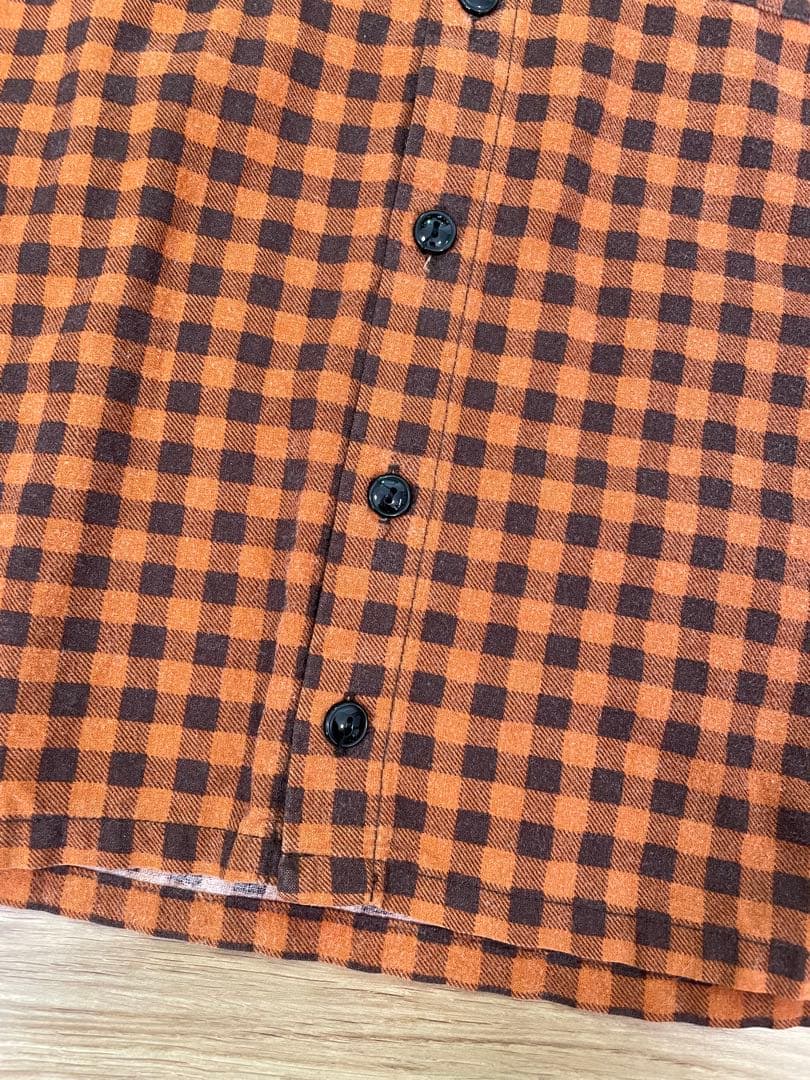 テンダーロイン　ネルシャツ Ｌサイズ　オレンジ　フランネルシャツ