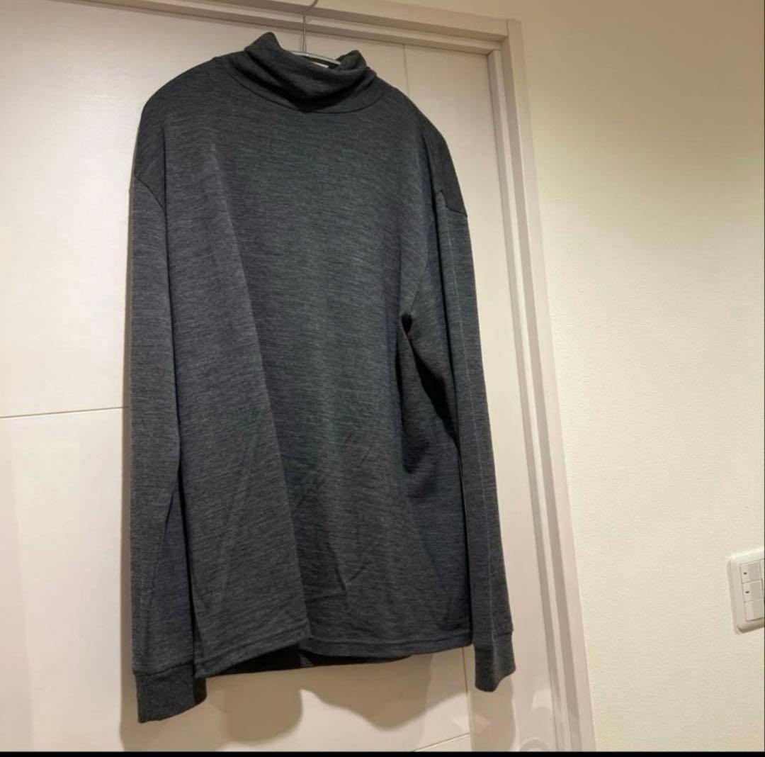 Graphpaper ウールハイネック　カットソー　グレー