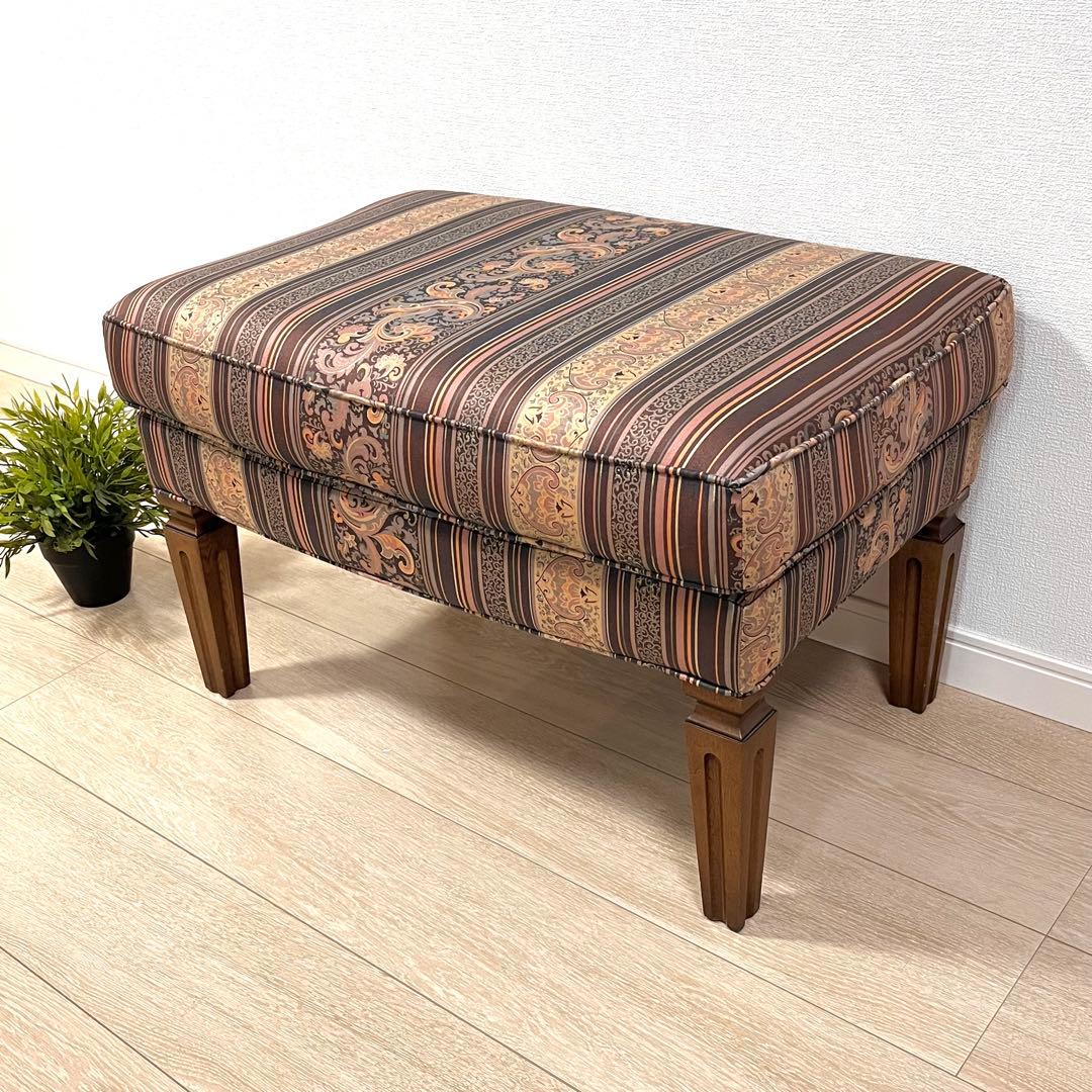 た65【美品】カリモク スツール オットマン ドマーニ UPA216A020