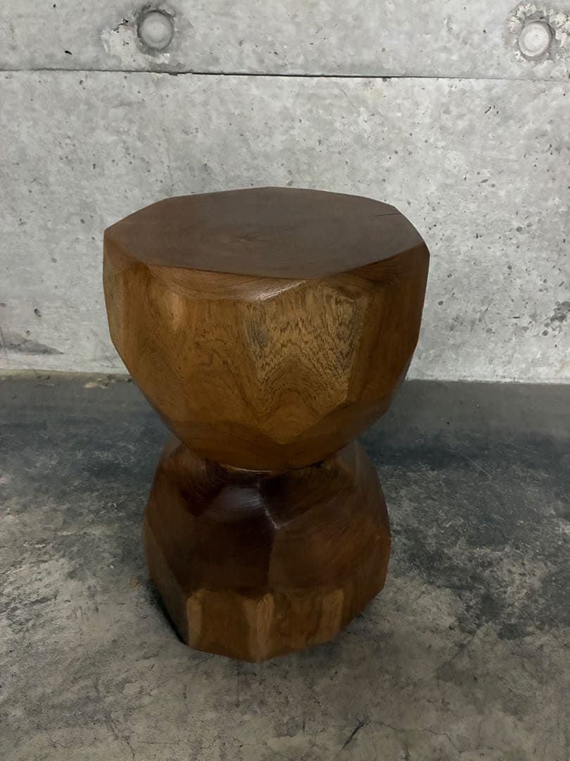 チーク　スツール　インドネシア　アンティーク
