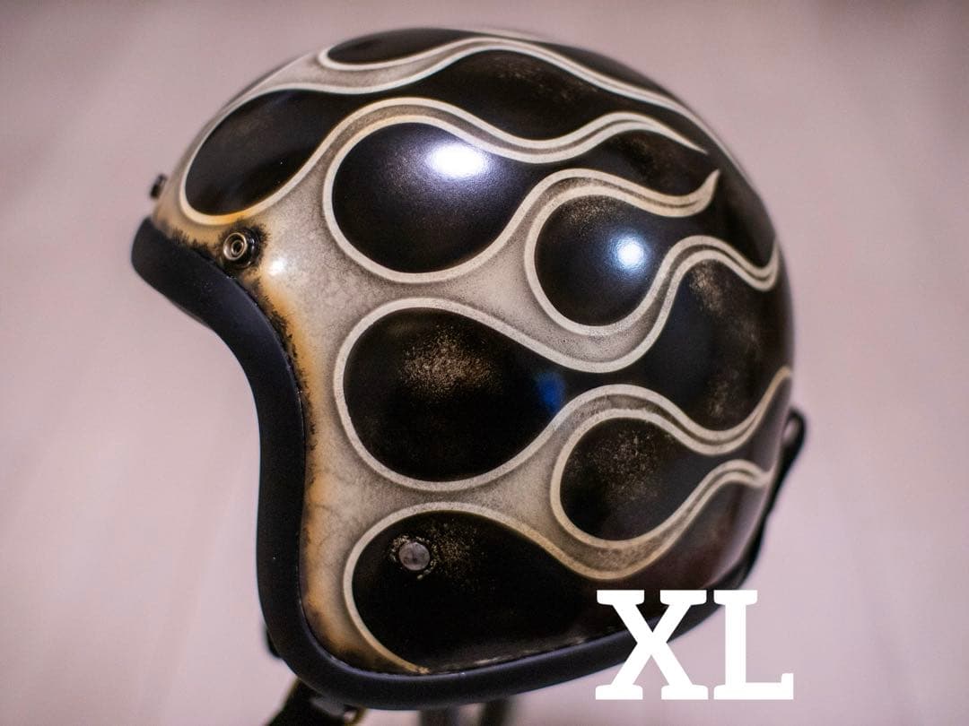 XL 極小帽体　500tx スモールジェット　黒エイジングアイボリーフレア