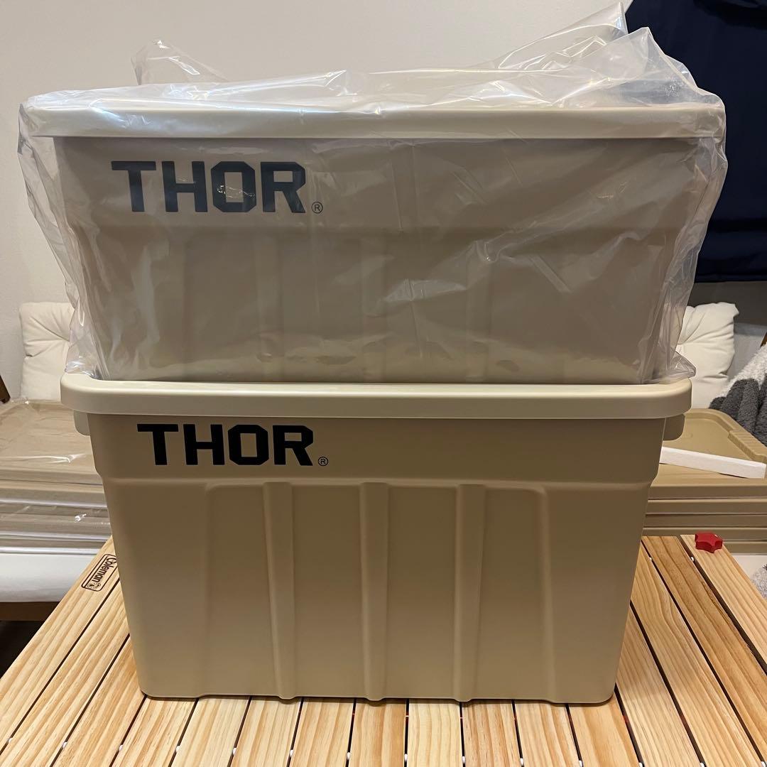 【激レア旧型】THOR(ソー) コンテナ 75・53 Lセット コヨーテ 完売品