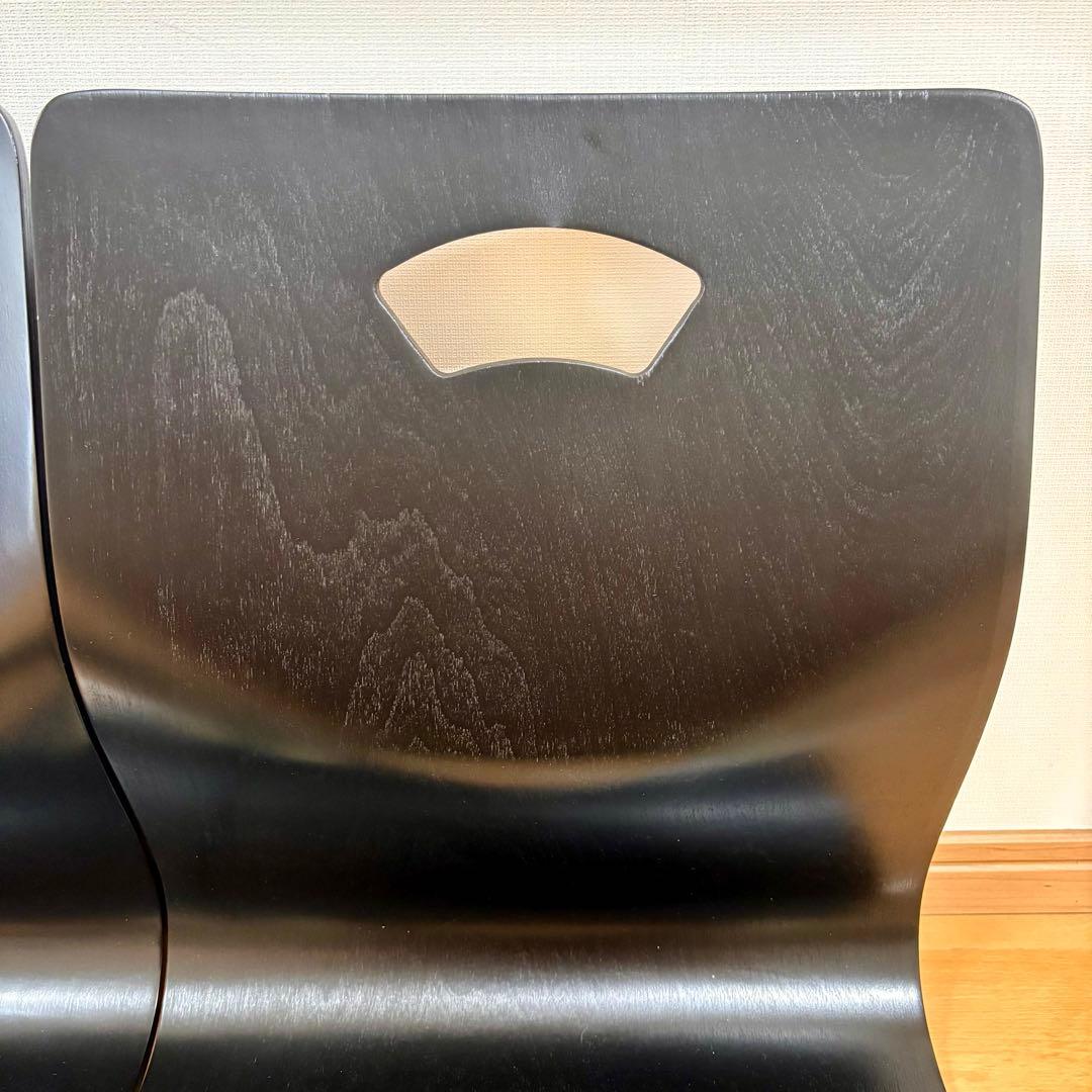 【未使用品】木製 曲げ木 和座椅子 座椅子 4脚セット和室 旅館