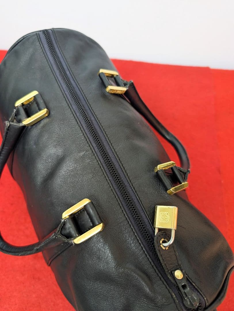 美品 極希少！ロエベ LOEWE アナグラム ミニボストンバッグ ハンドバッグ