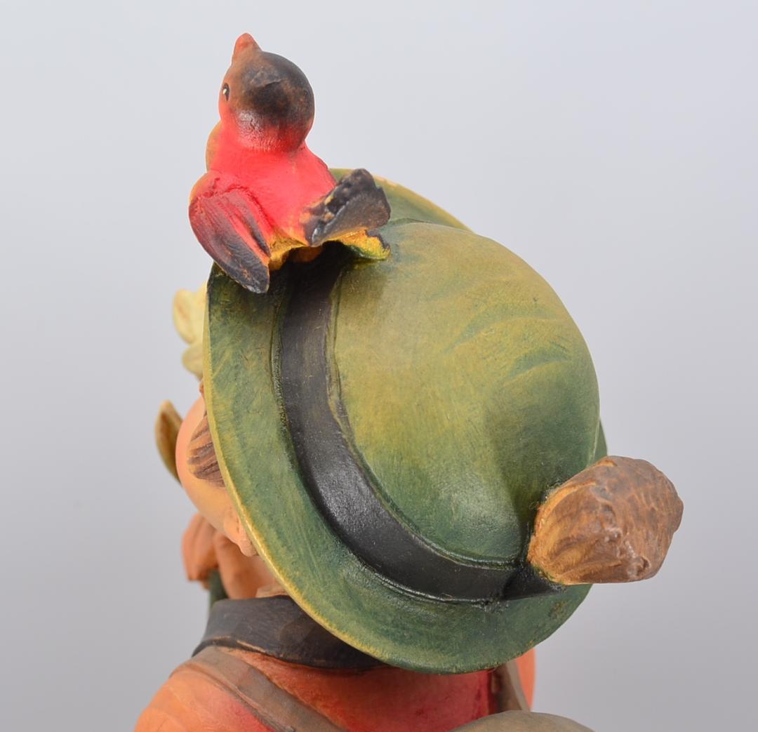 黄金の花　アンリ　ANRI　サラケイ　木彫り人形　イタリア　高さ27ｃｍ　レア