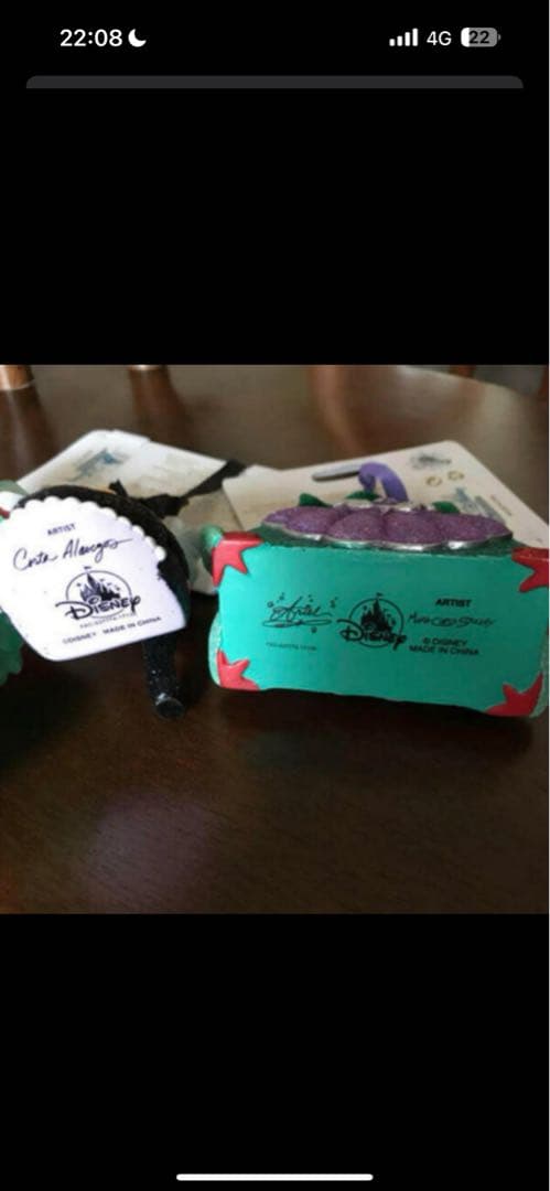 Disney Store クリスマスオーナメント　アリエル