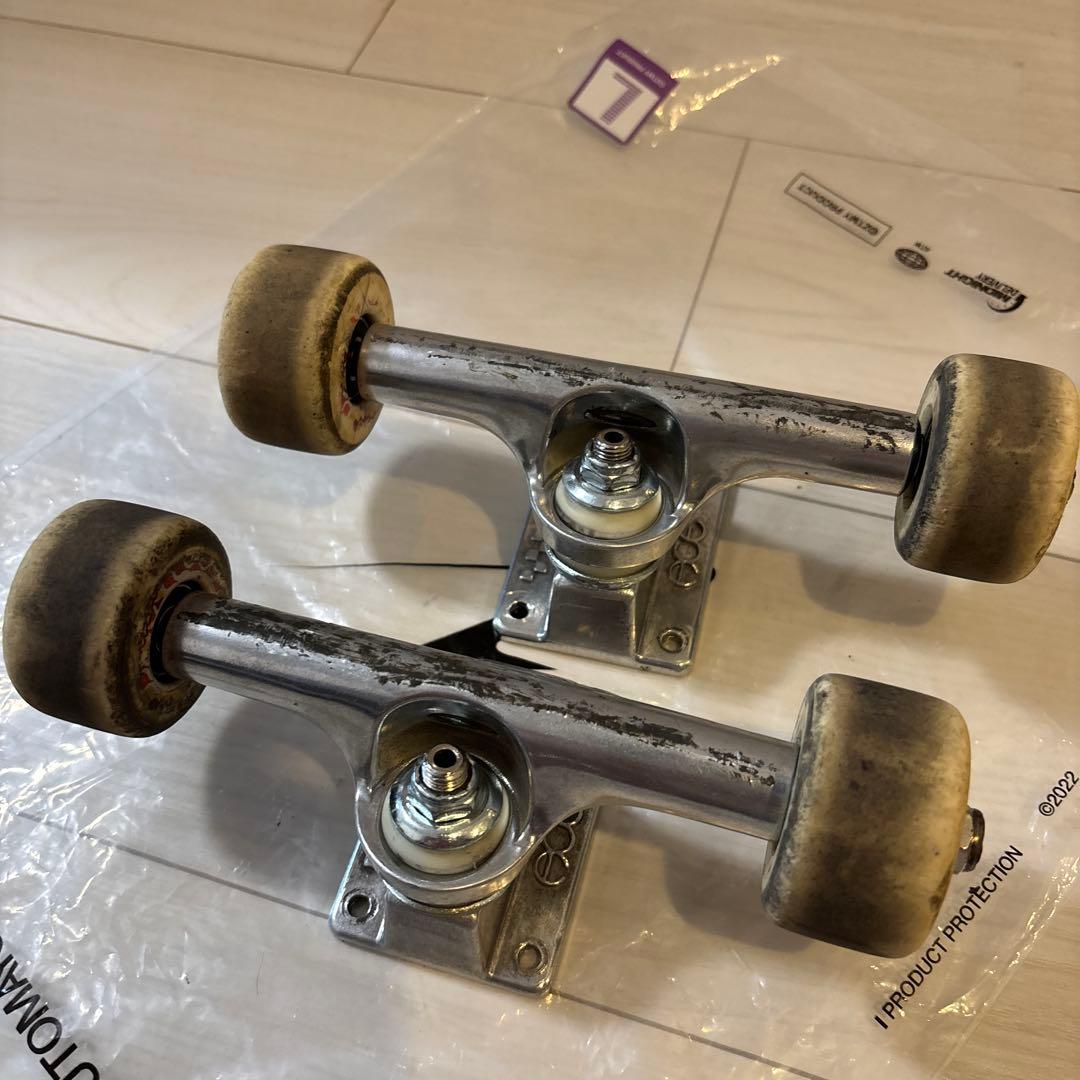 スケートボード トラック エース 8インチサイズ ＋ボーンズウィール