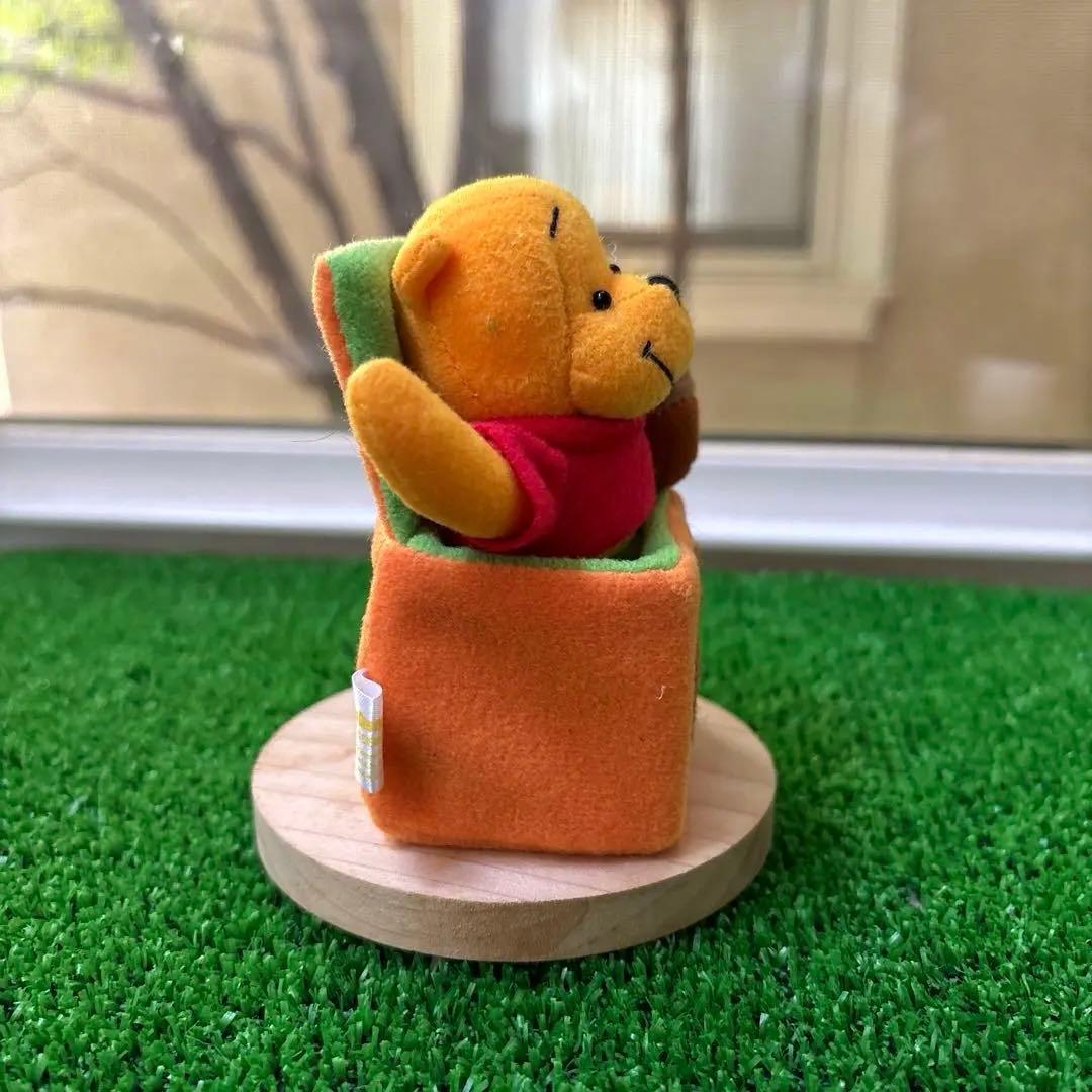 東京ディズニーランド　くまのプーさん　ぬいぐるみ　手回しオルゴール　レア商品❗️