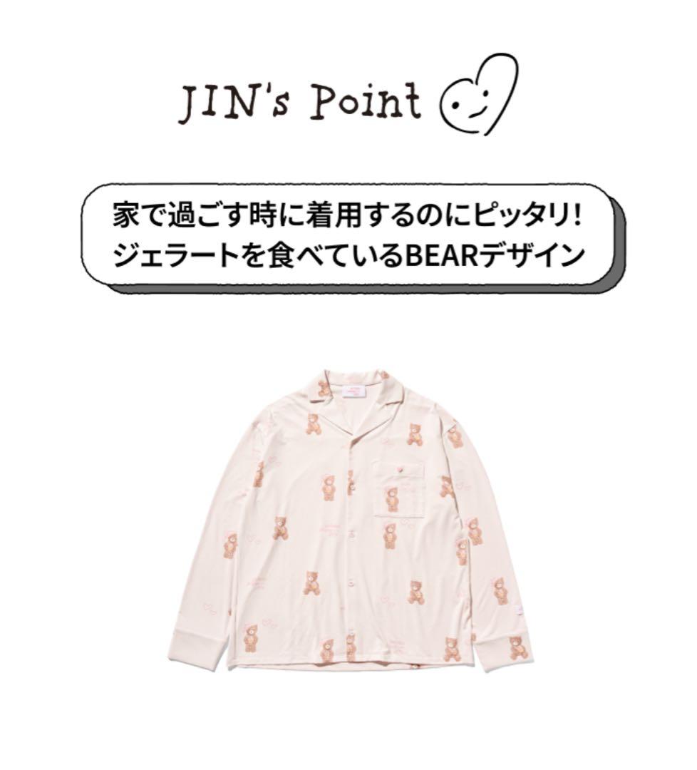 BTS gelato pique meets JINパジャマピンクシャツ M-L