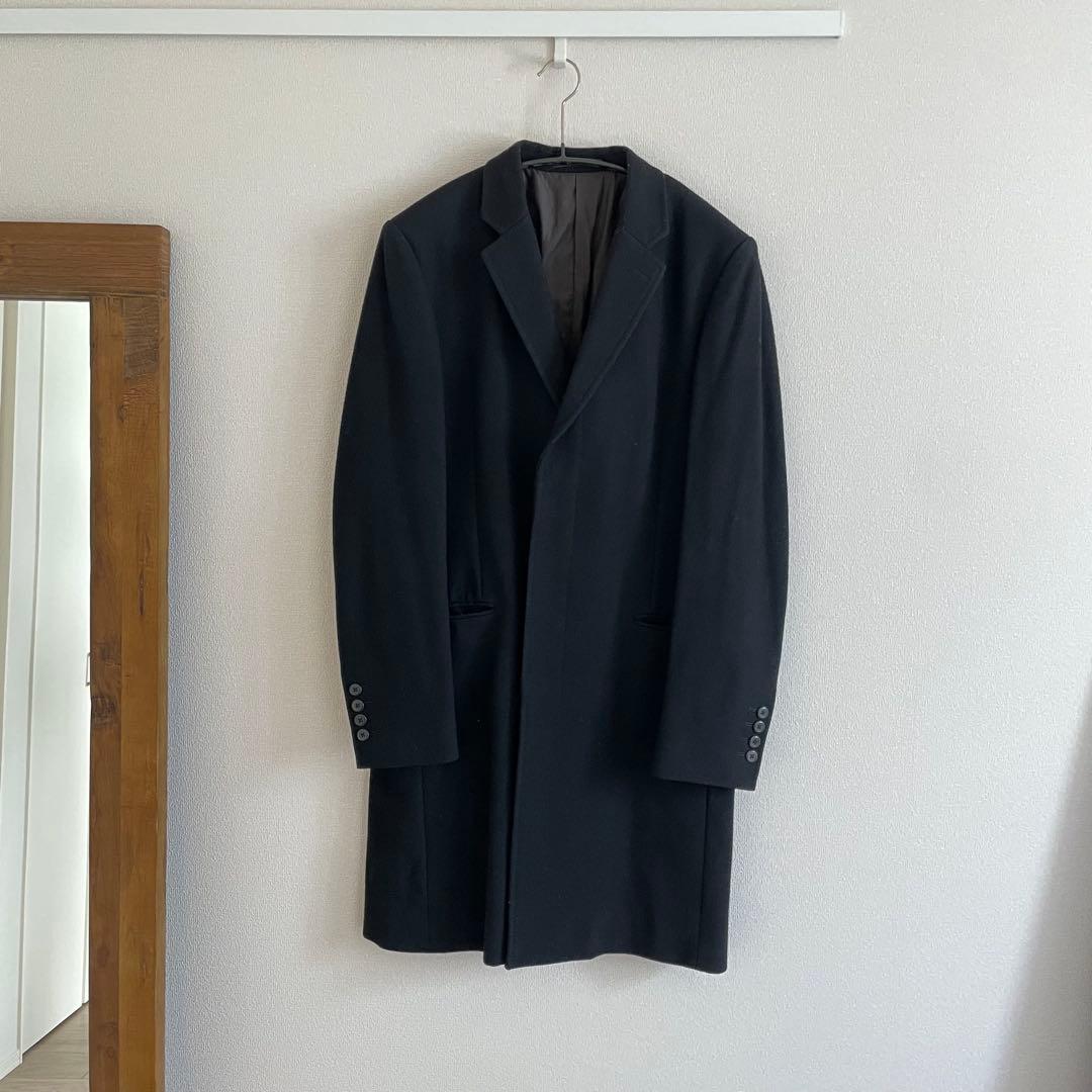 ladmusician/ラッドミュージシャン/チェスターコート/ 黒/ 美品