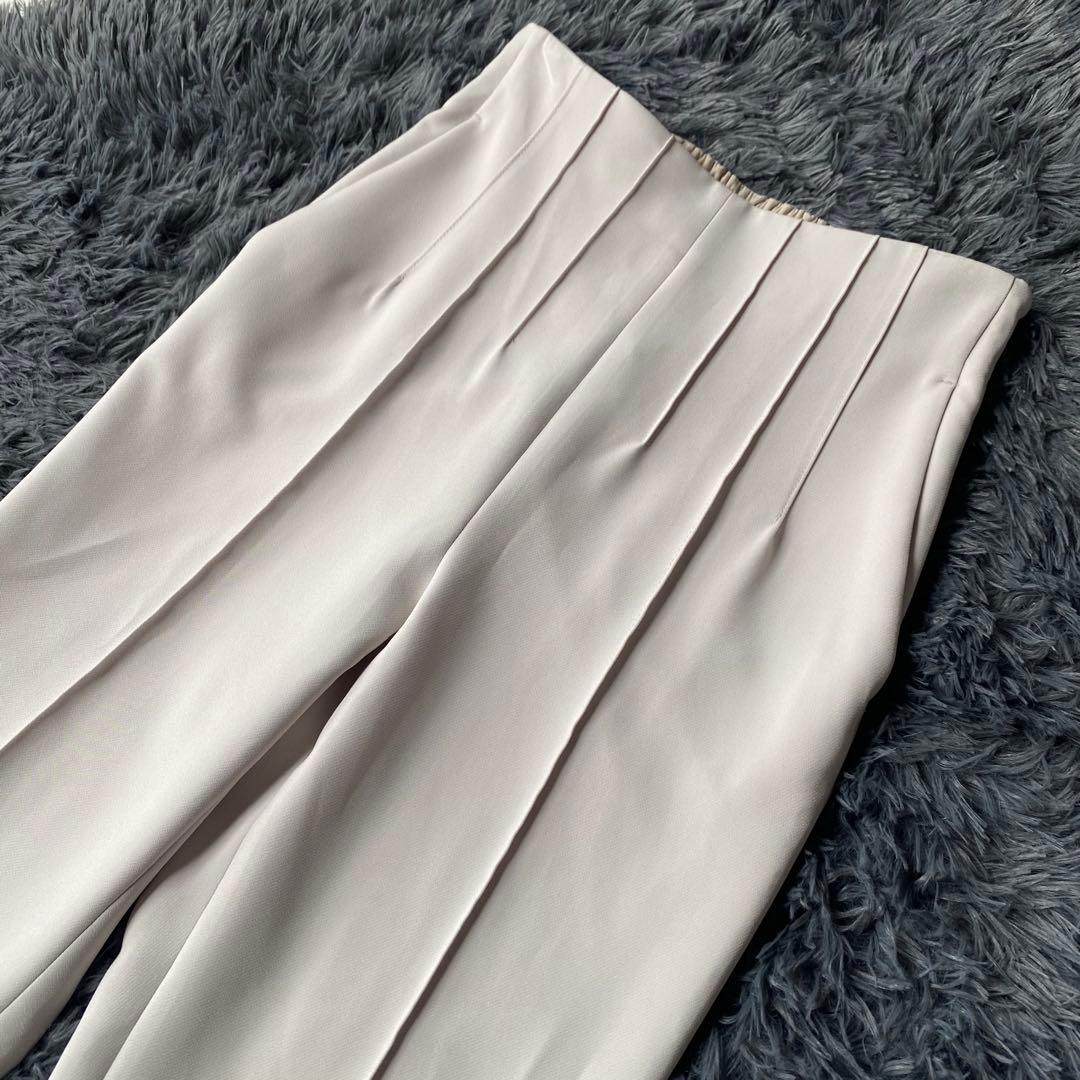 ナチュラルビューティーベーシック ノーカラーセットアップ パンツスーツ L