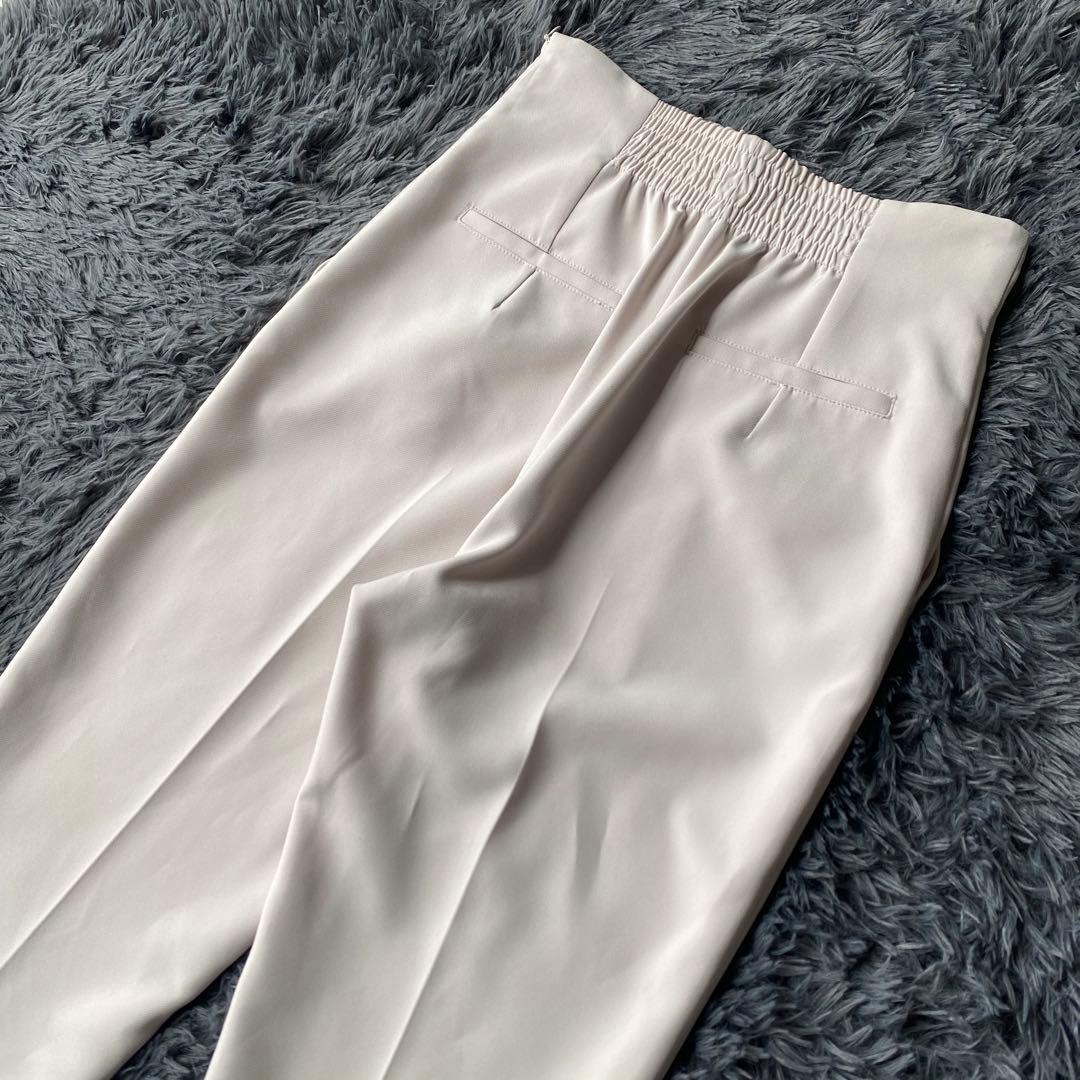 ナチュラルビューティーベーシック ノーカラーセットアップ パンツスーツ L