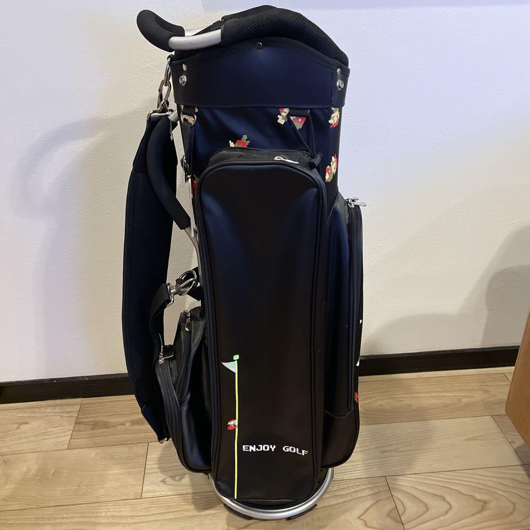 スーパーマリオブラザーズ ゴルフバッグ 黒