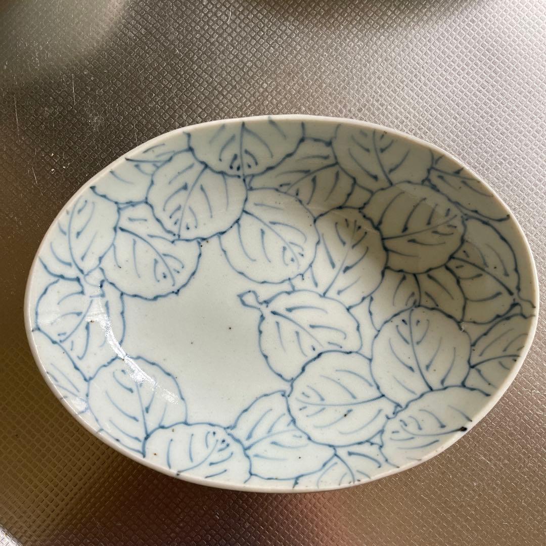 三川内焼 玉峰窯 里峰 楕円皿5枚＋おまけ