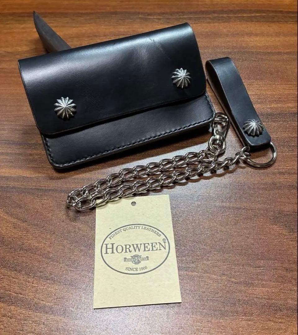 本革牛革コンパクトトラッカーウォレット