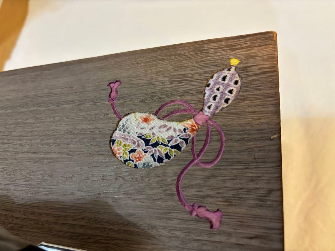 浅草桐工芸　化粧カバン　メイクボックス