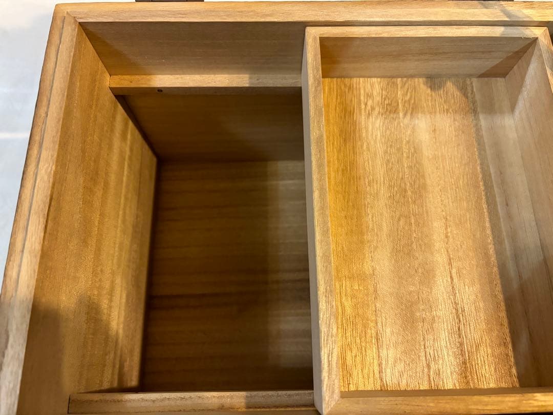 浅草桐工芸　化粧カバン　メイクボックス