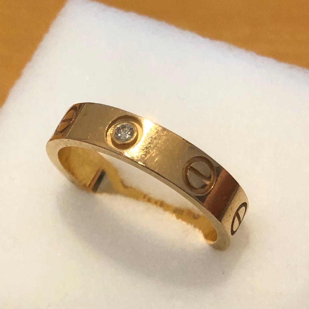 750カルティエ1Pダイヤラブリング #53 138H2601