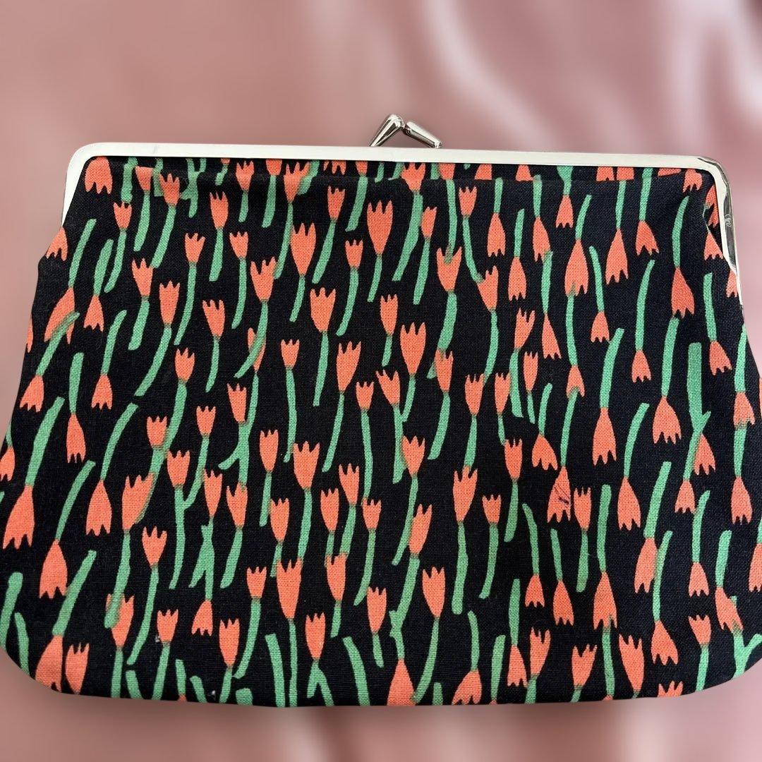 マリメッコ　チューリップ　がま口　レア