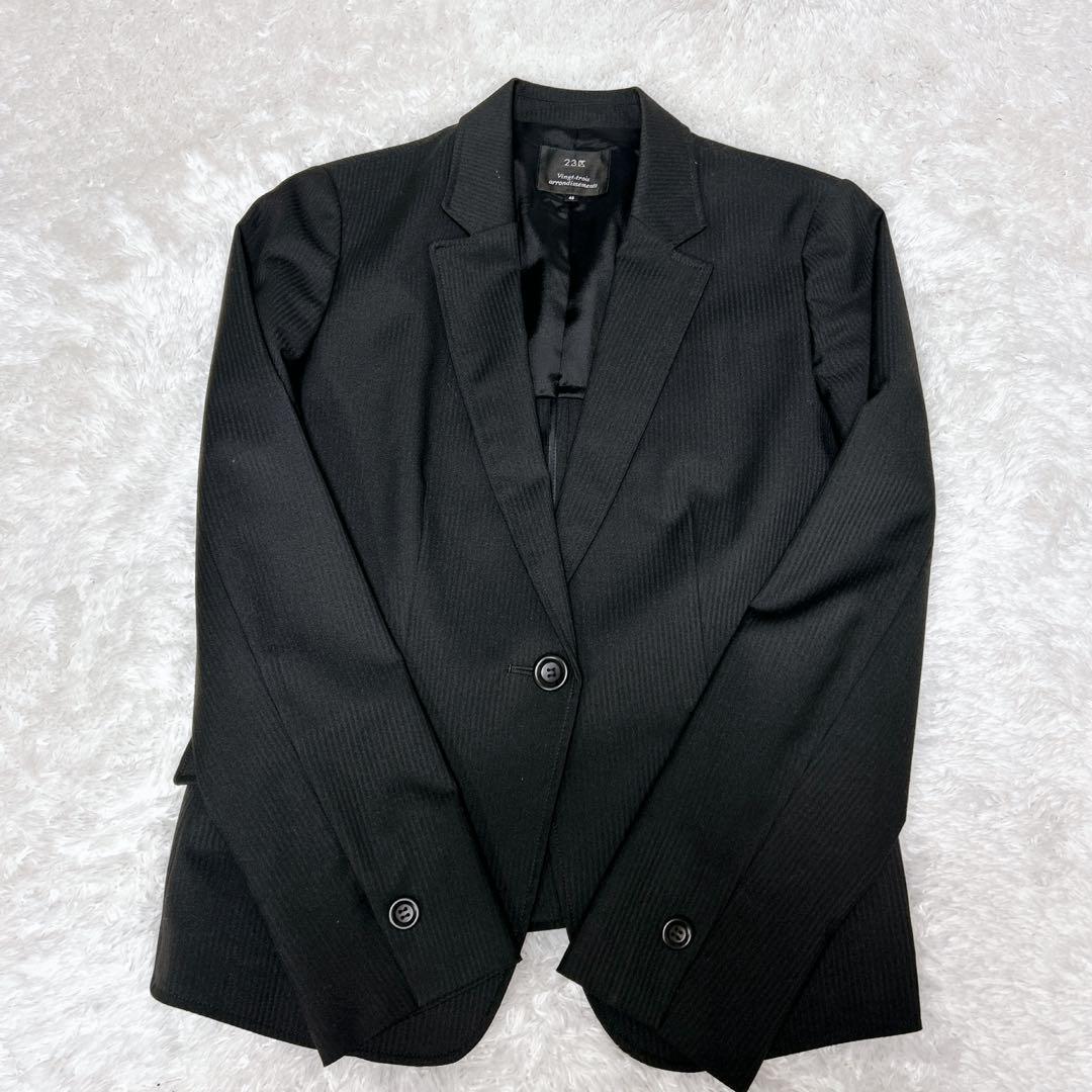 ✨未使用級✨ 23区 セットアップ パンツスーツ ブラック 40
