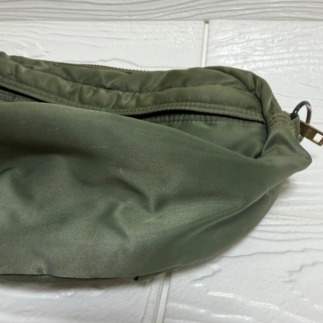 【人気】PORTER タンカー ショルダーバッグ セージグリーン ハーフムーン