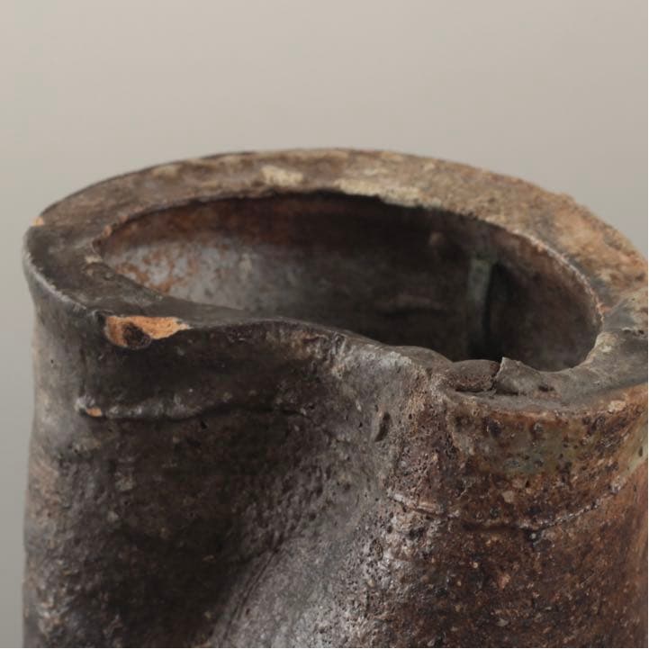 信楽 掛花入 茶道具 花器 古道具 信楽焼 アンティーク