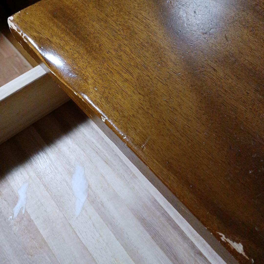 Spanish/スパニッシュ 家具　電話台　FAX台　ハーブ陶板　レトロ　木製