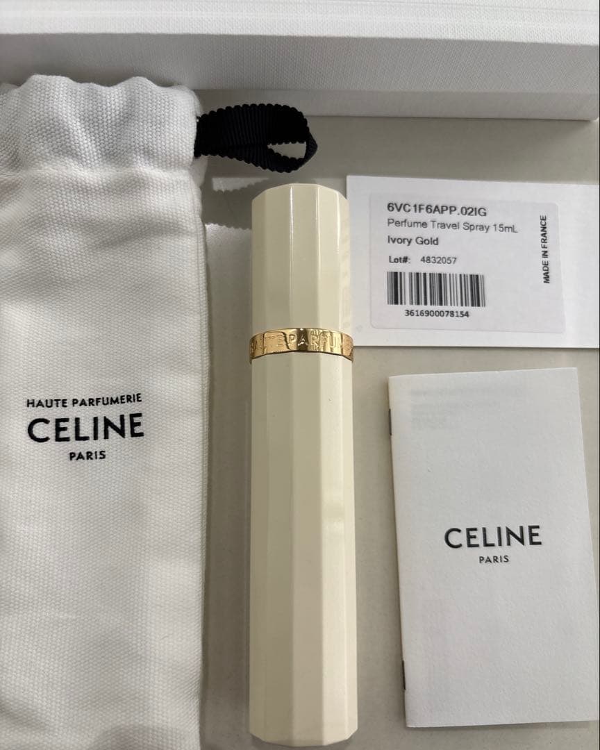 CELINE セリーヌ トラベルスプレー ケース アイボリー 香水