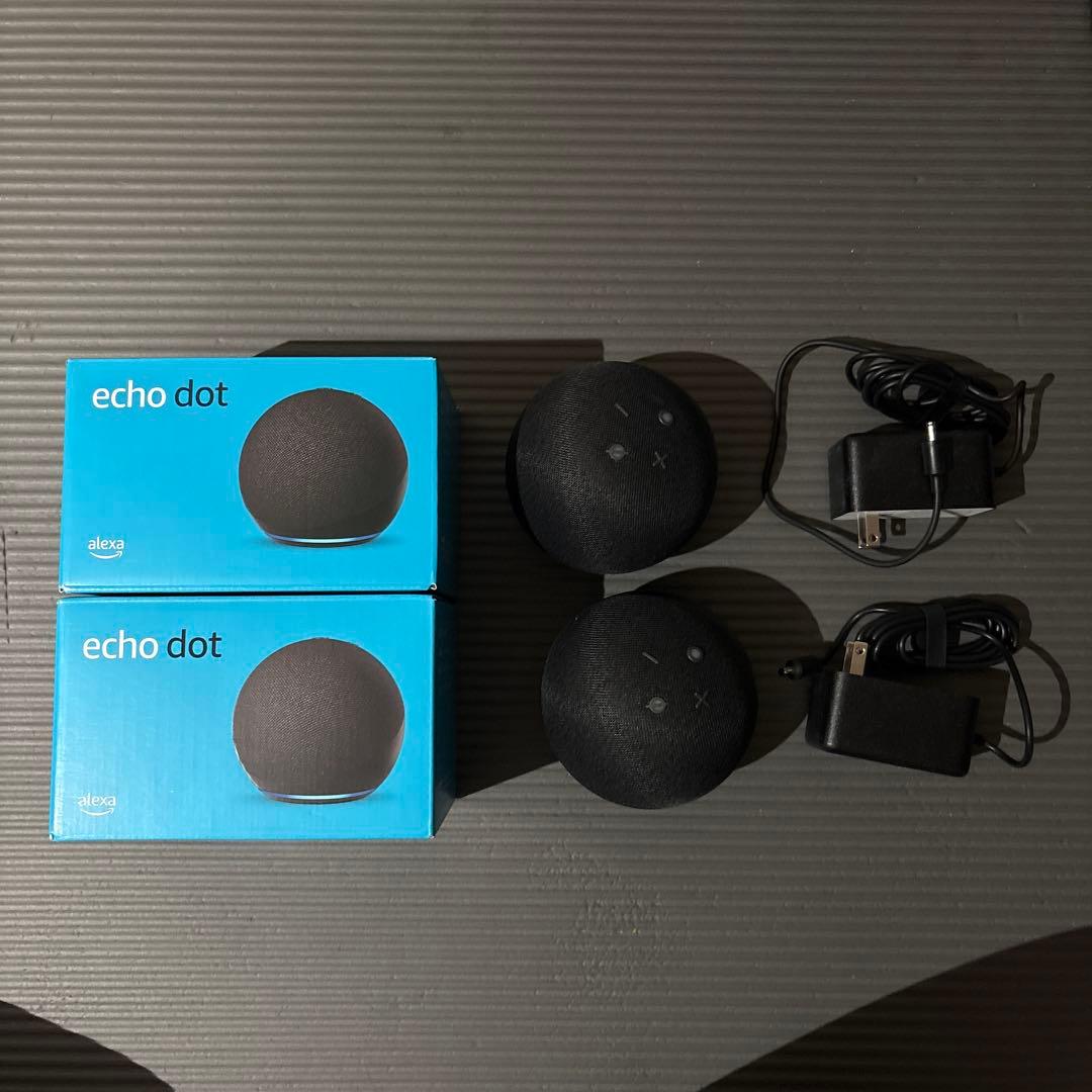 Echo Dot（第5世代）チャコール アレクサ スマートスピーカー2個