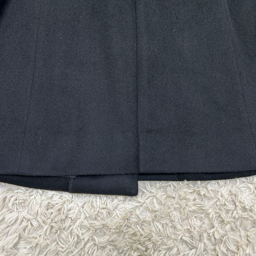 極美品⭐︎ SAGAFURS カシミヤ 100% ベルト コート 黒 フォックス