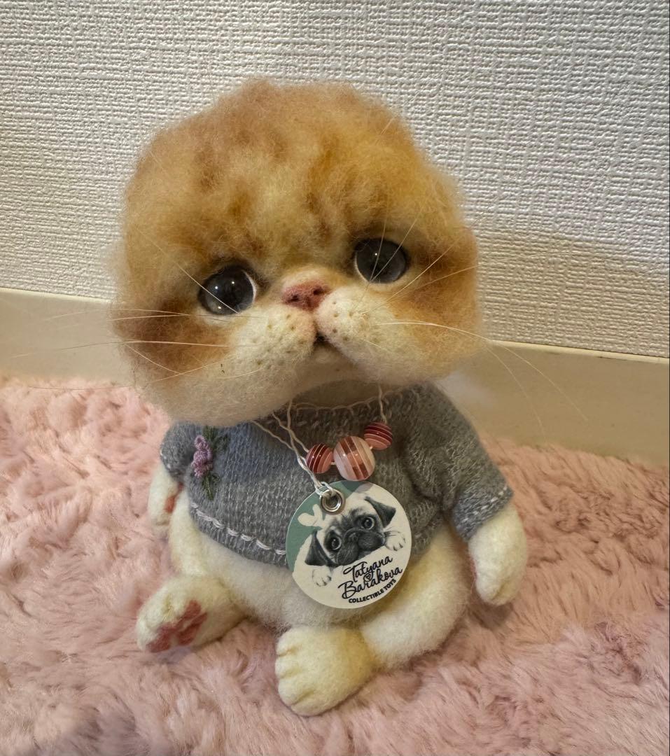m*u様 海外作家様作　アートドール　エキゾチック　子猫