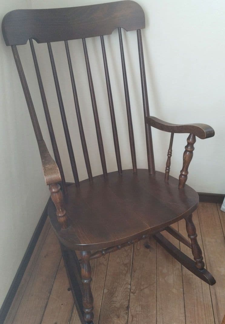 ※直接引き取りorたのメル便※　かしわ ロッキングチェア　※購入前メッセージ必須