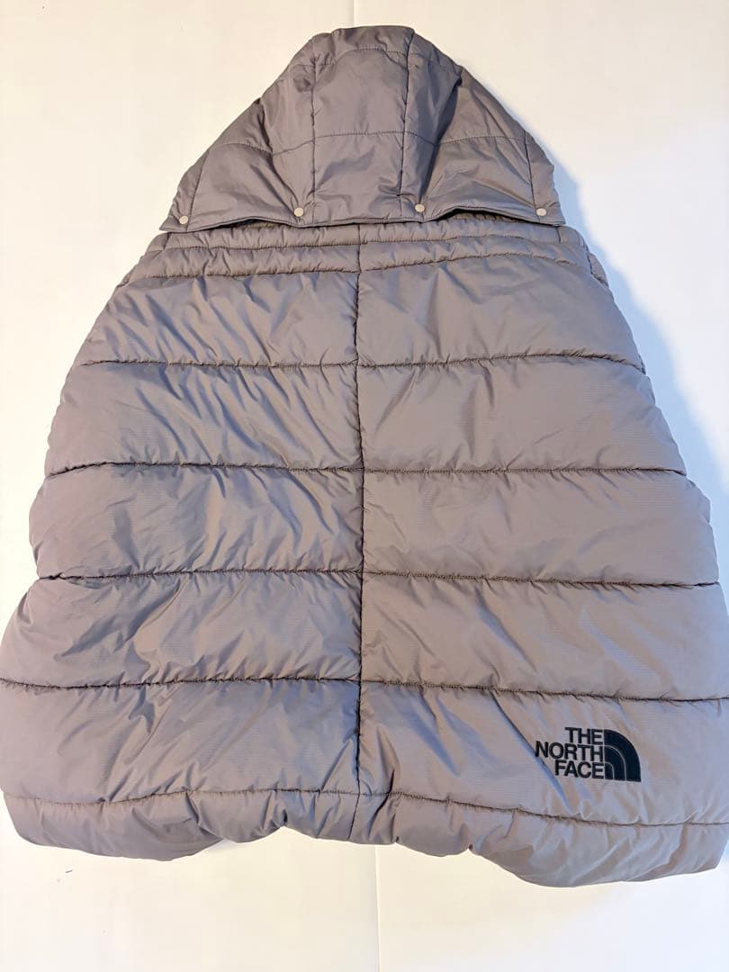 THE NORTH FACE フード付きダウンジャケット グレー