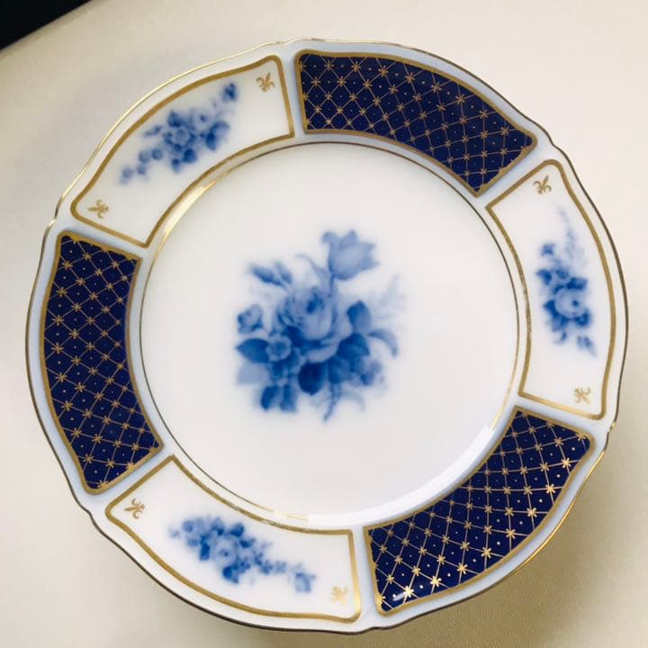 大倉陶園　ブルーインペリアル プレート６枚セット