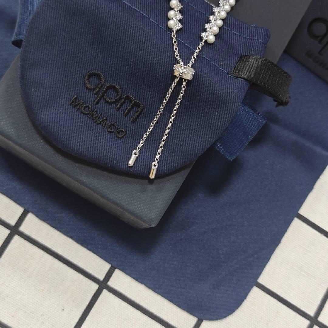 APM Monaco 925. シルバーパール エレガントブレスレット