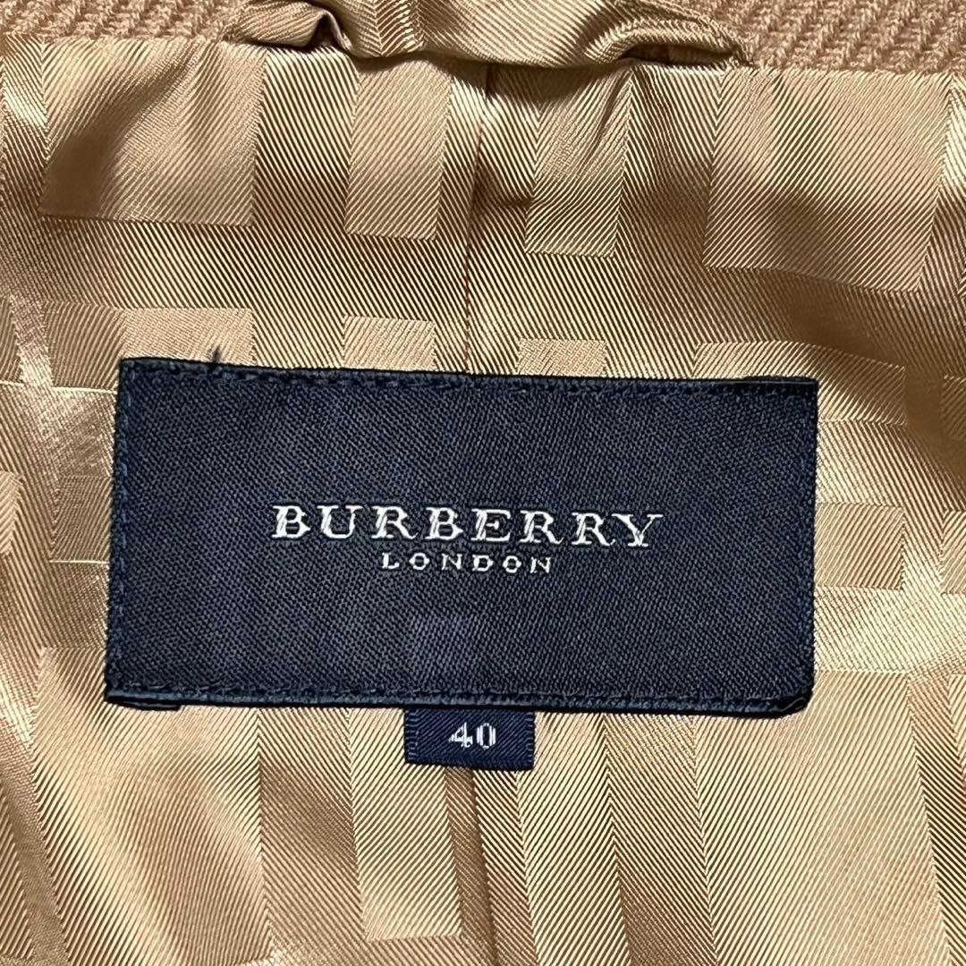 【美品】バーバリーロンドン　ショートコート　ジャケット　メガチェック　40