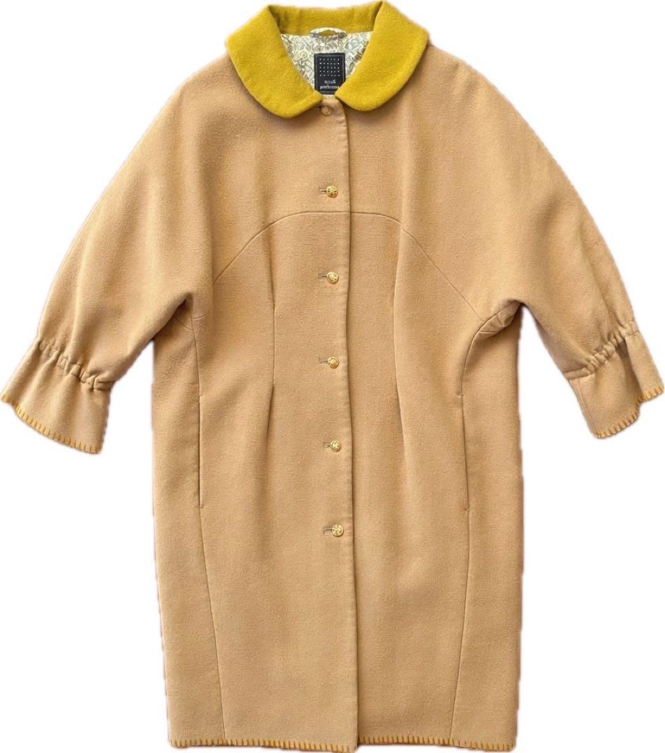 【sale】mina perhonen 丸襟コート moon sand 38