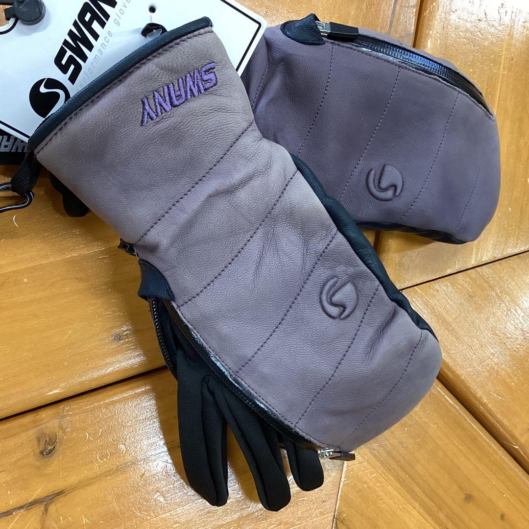 【店頭展示品、色褪せあり】　SWANY スノーボードグローブ　レディース　M