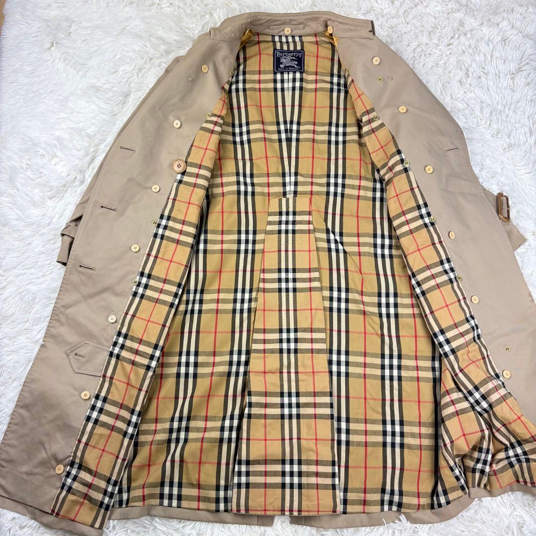 Burberrys バーバリー　トレンチコート　ロング丈　ベルト付き　ベージュL