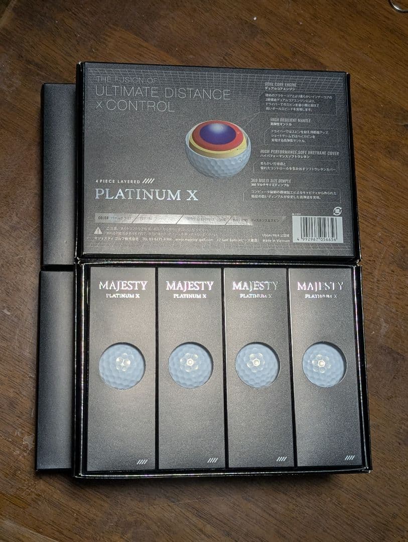 SC様ご予約商品です MAJESTY PLATINUM X ゴルフボール