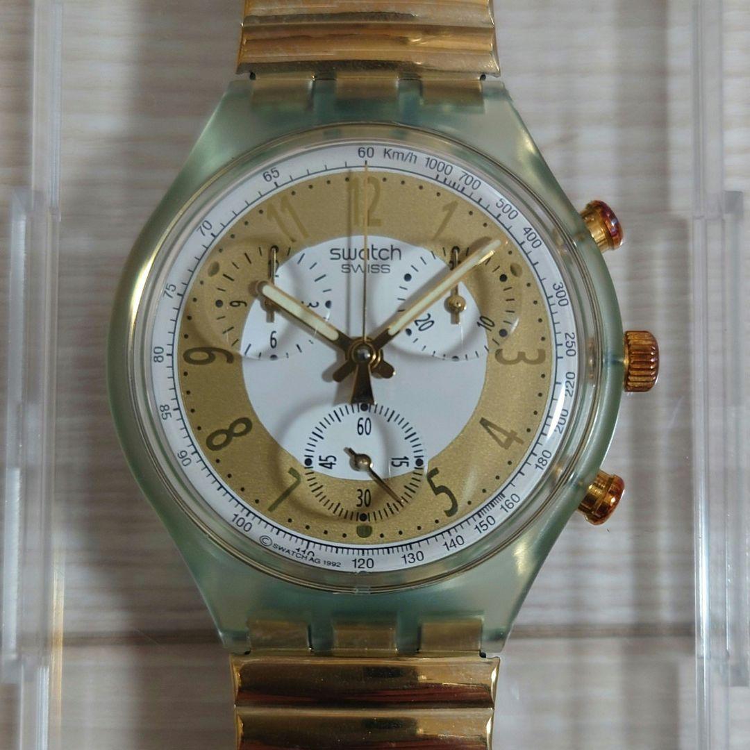 swatch　ヴィンテージ　93年　クロノグラフ　GOLDEN GLOBE