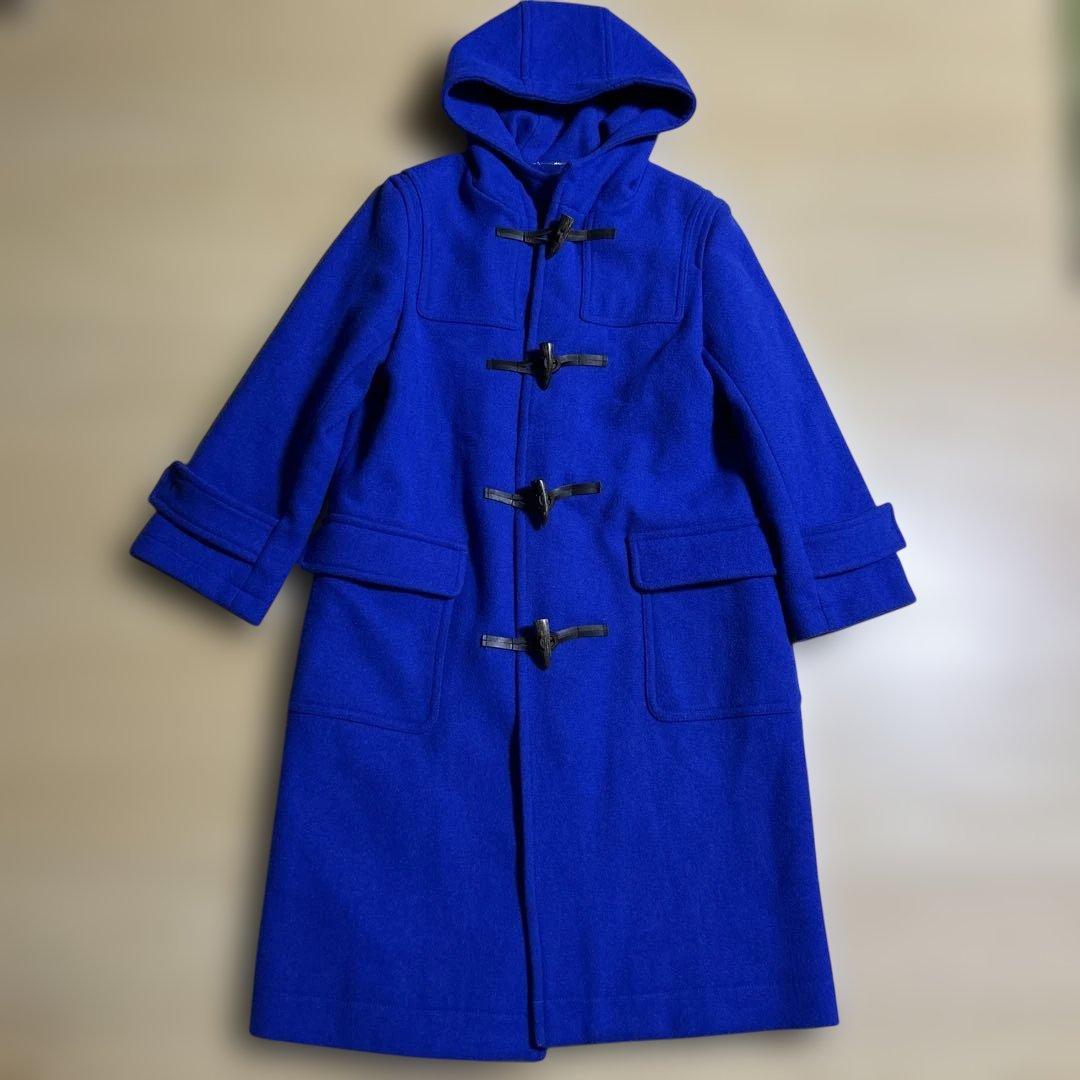 美品　ミラオーウェン　ロイヤルブルー　ロング　ダッフルコート　ブルー