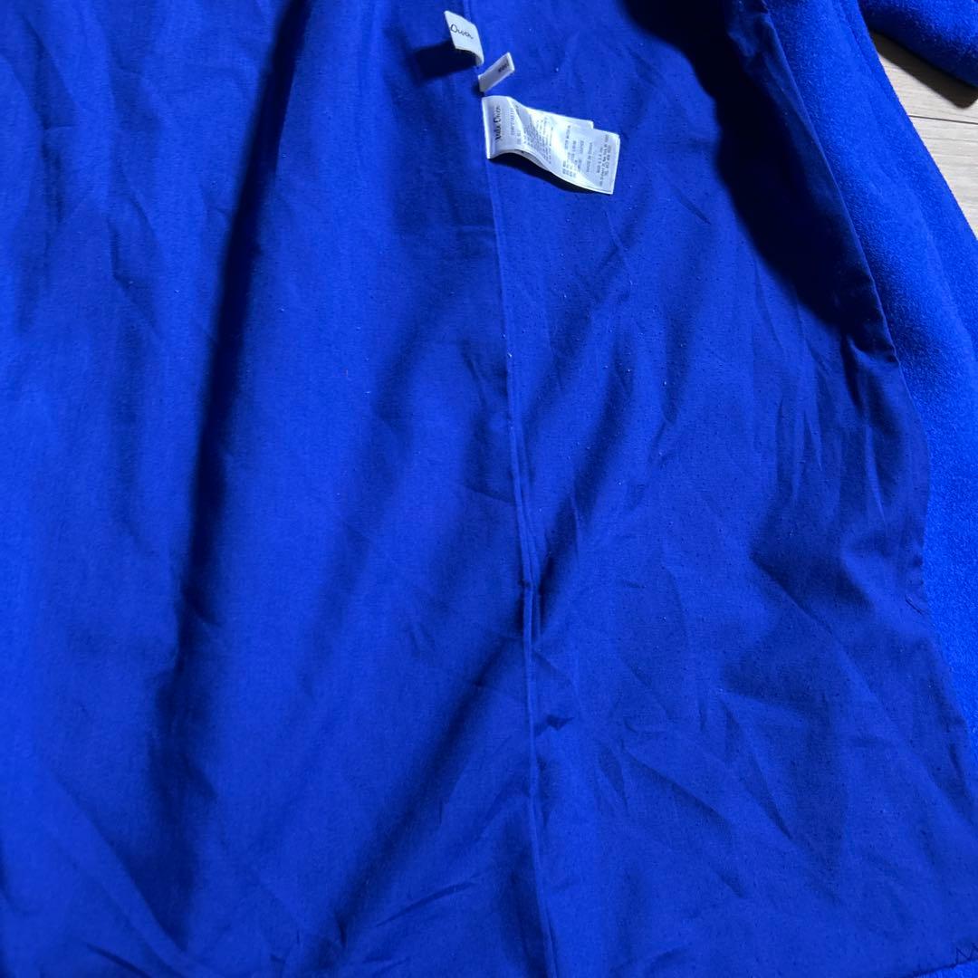 美品　ミラオーウェン　ロイヤルブルー　ロング　ダッフルコート　ブルー