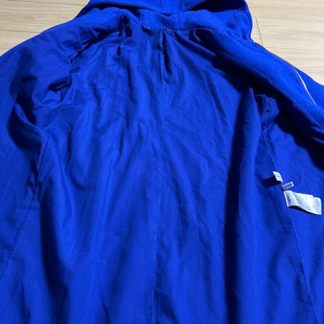 美品　ミラオーウェン　ロイヤルブルー　ロング　ダッフルコート　ブルー