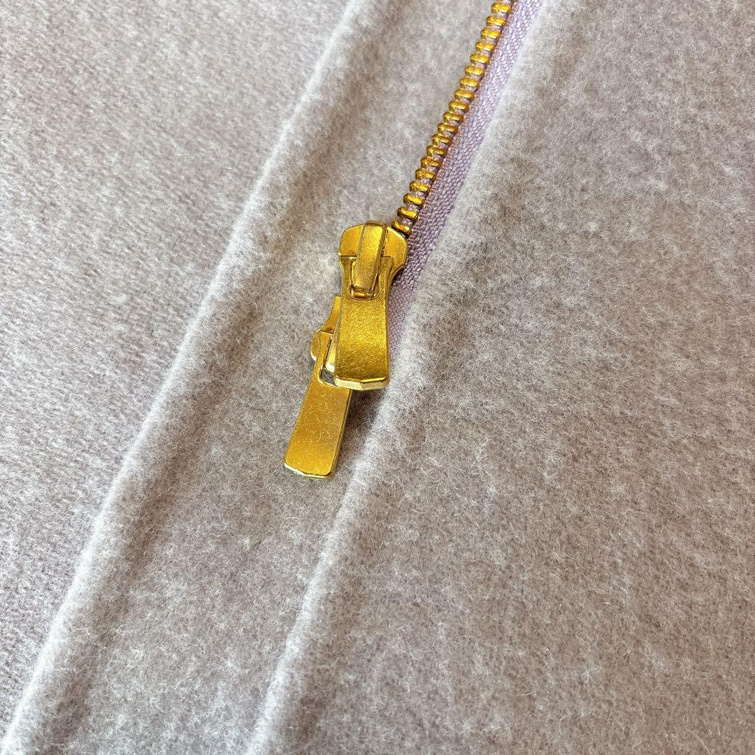 ダイアグラム　ゴールド金具ロングダッフルコート　ラベンダー３６リバー仕立て