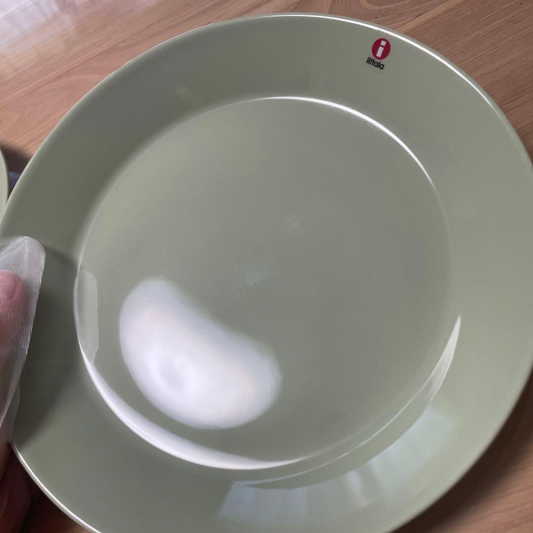 イッタラ　セラドングリーン　21センチ　2枚セット