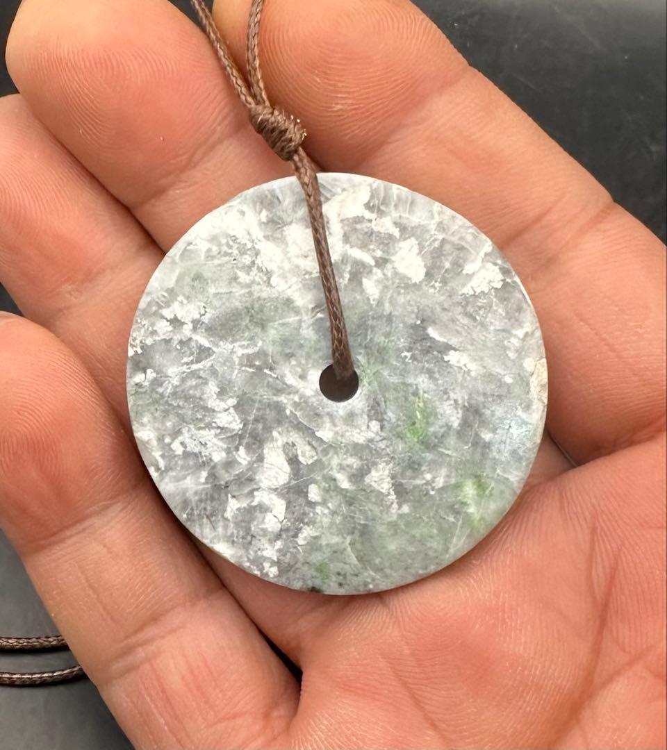 2026.1.14 雪原新緑大玉璧　糸魚川産山翡翠