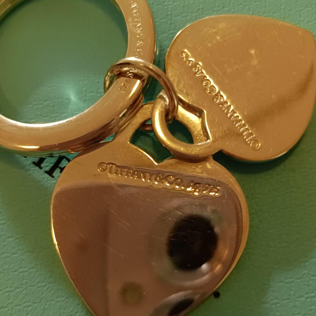 Tiffany & Co. ダブル ハート タグ キーリング
