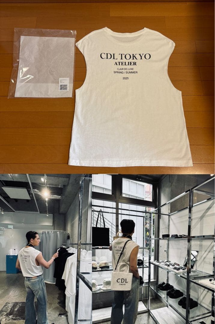 登坂広臣着用　CDL TOKYO Atelier Sleeveless Tee