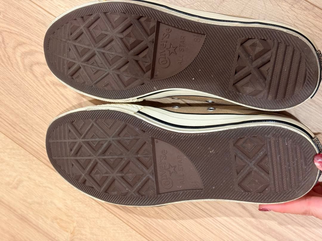 ct70 チャックテイラー　ベージュ スニーカー　コンバース